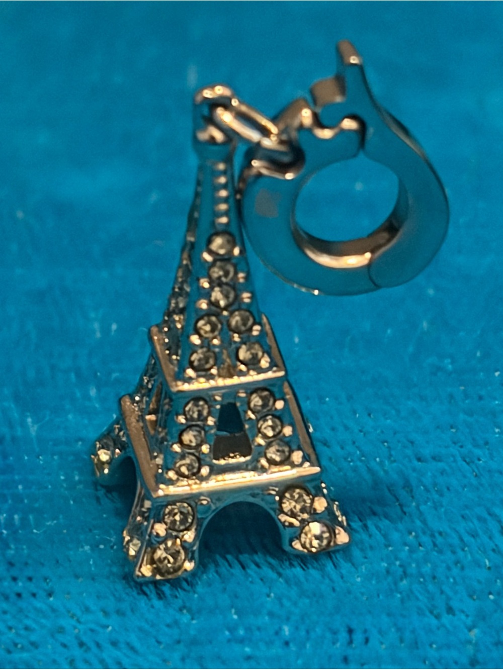 ✨ Authentic Swarovski Pavé Crystal Eiffel Tower Paris Charm ✨